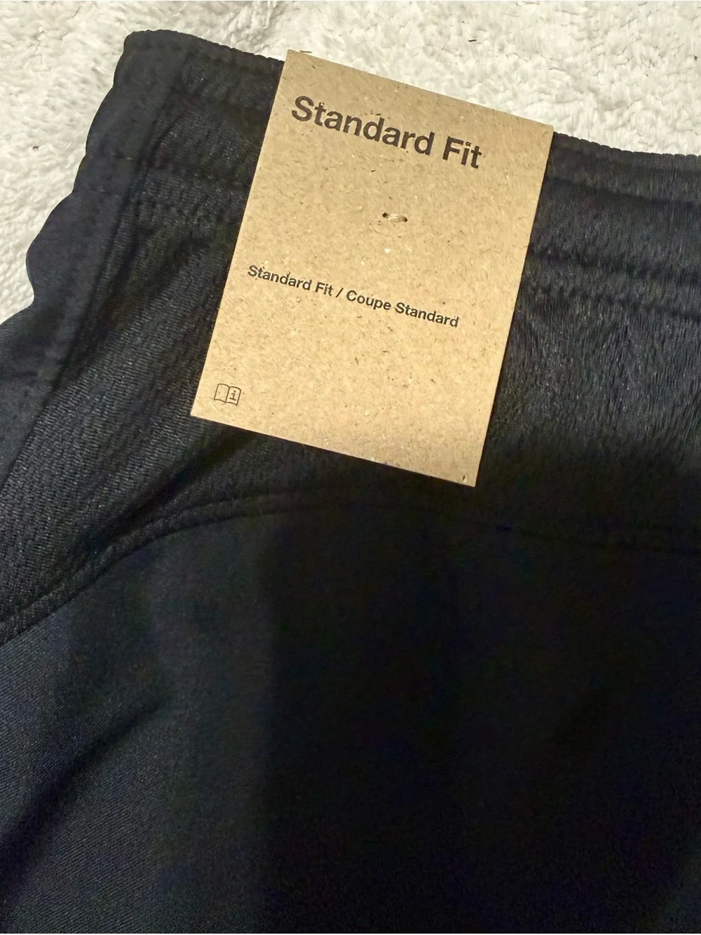 Nike Kids Black Athletic Shorts with White Swoosh Trim Size Small